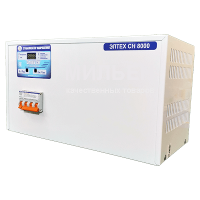 Стабилизатор напряжения Элтех СН 8000 стандарт в Ижевске Стабилизатор напряжения Элтех СН 8000 стандарт в Ижевске