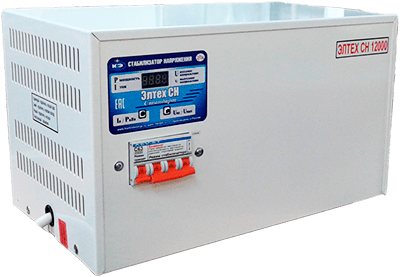 Стабилизатор напряжения Элтех СН 12000 стандарт 100 Стабилизатор напряжения Элтех СН 12000 стандарт 100
